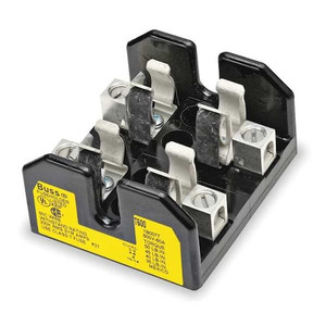 Open Fuse Block, T UL Class, 2 Poles, 31 to 60A Amp Range, 600V AC/DC Volt Rating - T60060-2CR