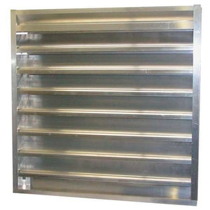 Combo Louver Damper, Adj, 47-1/2 H, Alum - 5NKJ1