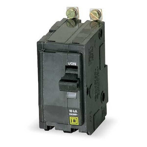 Miniature Circuit Breaker, QOB Series, 20A, 2 Pole, 120/240V AC, 10kA at 120/240V AC - QOB220HID
