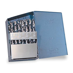 26PC 135° Heavy-Duty Jobber Length Drill Set Chicago-Latrobe 150ASP Steam Oxide HSS A - Z - 45638