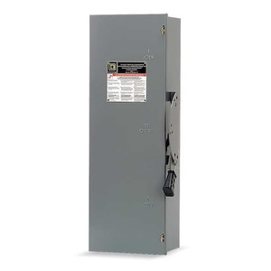 Nonfusible Safety Switch, Heavy Duty, 600V AC, 3PDT, 30 A, NEMA 1 - DTU361