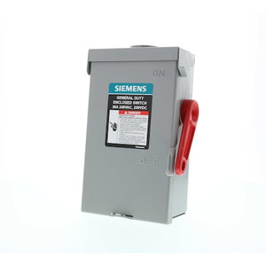 Safety Switch, Fusible, 30 A, Steel - GF321NA Safety Switch, Fusible, 30 A, Steel - GF321NA