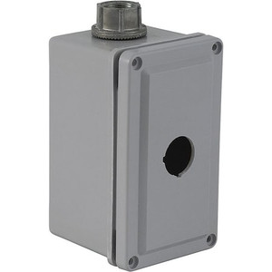 Pushbutton Enclosure, 30mm, 1 Hole, Plastic - 9001SKY1