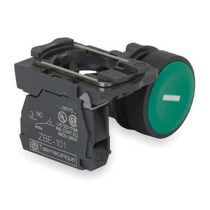 Non-Illuminated Push Button, 22 mm, 1NO, Green - XB5AA3311