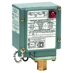 Pressure Switch, (1) Port, 1/4-18 in FNPT, SPDT, 3 to 150 psi, Standard Action - 9012GAW5G18