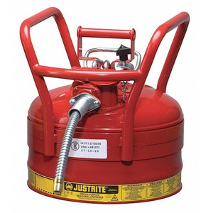 2 1/2 gal Red Steel Type II Safety Can Flammables - 7325120