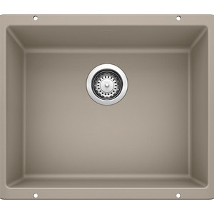Precis Silgranit 21" Single Bowl Undermount Kitchen Sink - Truffle - 517677 Precis Silgranit 21" Single Bowl Undermount Kitchen Sink - Truffle - 517677