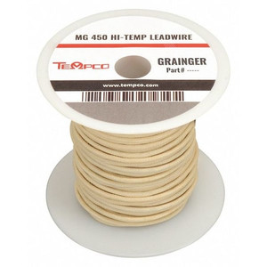 High Temp Lead Wire, MG, 10 AWG, Natural, 250 ft - LDWR-1045