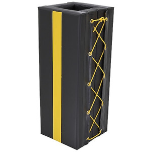 Column Protector, Blck, 36inH, 18inW, Square - V-PAD-S-312
