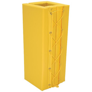 Column Protector, Yllw, 36inH, 16inW, Square - V-PAD-S-310-Y
