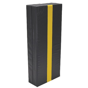 Column Protector, Blck, 36inH, 17inW, I-Beam - V-PAD-I-311