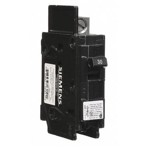 Miniature Circuit Breaker, BQH Series, 30A, 1 Pole, 120V AC, 22kA at 120V AC - BQ1B030H