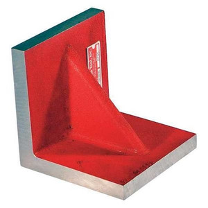 Webbed Angle Plate, 8inD, 8inH, Ground - PAW-080808-G