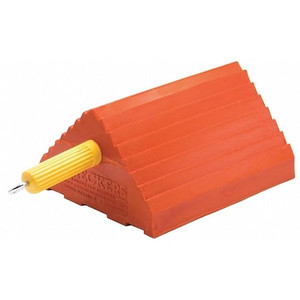 Wheel Chock, 9" D, 5" H, 16" W, Orange - UC1400-4.5