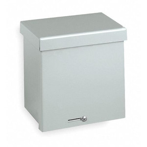 Carbon Steel Electrical Enclosures, 8 in H, 6 in D, 8 in W, NEMA 3R, Screw On - RSC080806
