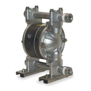 Double Diaphragm Pump, Aluminum, Air Operated, Santoprene, 12 GPM - 3HJW7
