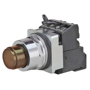 Illuminated Push Button, 30 mm, 1NO/1NC, Amber - 52PT6G9AB