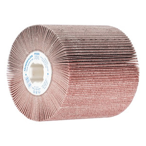 4" x 4" Flap Drum - Coated - 3/4" Keyed A.H., Aluminum Oxide 120 Grit - 45783