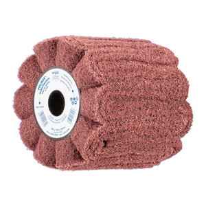 4" x 4" POLINOX® Non-Woven Finishing Drum - 3/4" AH, PNG, A/O 180 Grit - 43004
