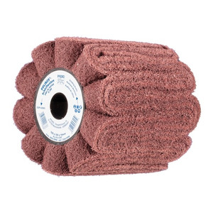 4" x 4" POLINOX® Non-Woven Finishing Drum - 3/4" AH, PNG, A/O 280 Grit - 43005