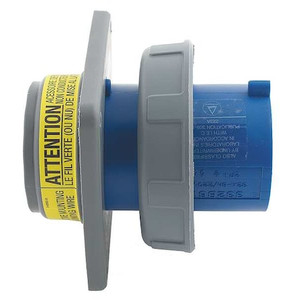 IEC Pin and Sleeve Inlet, 125A, 240/415V - HBL5100B6WP