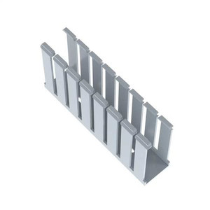 Wire Duct, Wide Slot, Gray, 1.75 W x 4 D - G1.5X4LG6