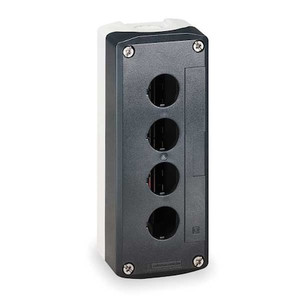 Pushbutton Enclosure, 22mm, 4 Hole, Plastic - XALD04H7