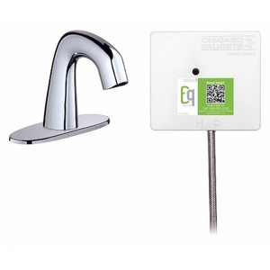 Sensor Single Hole Mount, 1 Hole Mid Arc Bathroom Faucet, Polished chrome - EQ-A11C-13ABCP