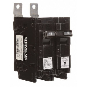 Miniature Circuit Breaker, BL Series, 45A, 2 Pole, 120/240V AC, 65kA at 120/240V AC - B245HH