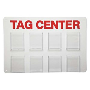 Tag Center, Unfilled, 15-3/4 In. H - TC8
