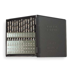 60PC 135° Heavy-Duty Screw Machine Length Drill Set Chicago-Latrobe 159 Steam Oxide HSS #1-#60 - 69885