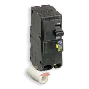 Miniature Circuit Breaker, QOB Series, 50A, 2 Pole, 120/240V AC, 10kA at 120/240V AC, B Curve - QOB250EPD