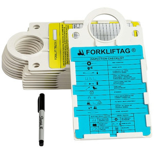Forklift(TM) Tag Kit 11 1/2 in H, English - FLT-ETSH9A
