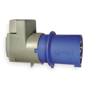 Pin and Sleeve Plug, 3P, 4W, 60A, 250V - A460P9