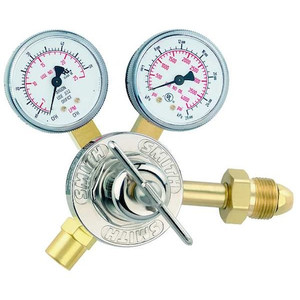 Flow Gauge Regulator Single Stage, CGA 580, Use With: Argon - 31-50-580