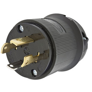 30A Locking Plug 3P 4W 125/250VAC L14-30P BK - HBL2711BK