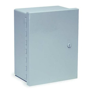 Carbon Steel Electrical Enclosures, 8 in H, 6 in D, 6 in W, NEMA 1, Hinged - N1C060806