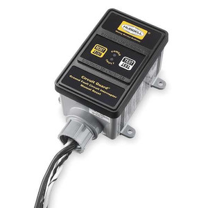 GFCI, Hard Wired, 3 PH 250V, 30A, Black - GFHW530