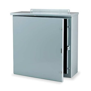 Carbon Steel Electrical Enclosures, 20 in H, 8 in D, 20 in W, NEMA 3R, Hinged - RHC202008