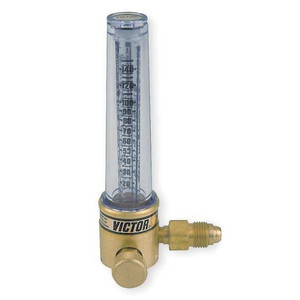 Flowmeter Three Stage, 1/4 in NPT M, Use With: Argon, Helium - 1000-0182