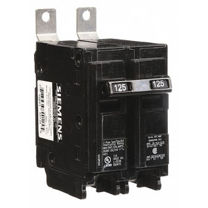 Miniature Circuit Breaker, BL Series, 125A, 2 Pole, 120/240V AC, 22kA at 120/240V AC - B2125H