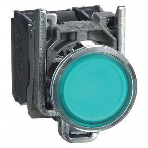 Illuminated Push Button, 22mm, Green - XB4BW33G5