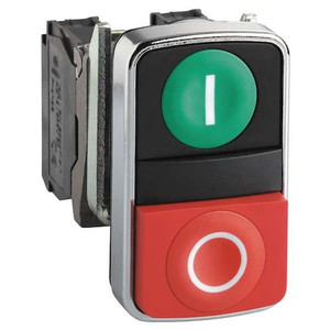 Multihead Operators with Contacts, 22 mm, 1NO/1NC, Rectangular - XB4BL73415