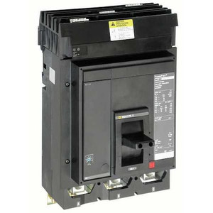 Molded Case Circuit Breaker, MJA Series, 500A, 3 Pole, 600V AC, 100kA at 240V AC - MJA36500