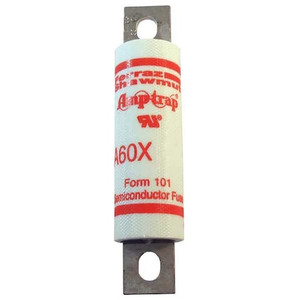 Semiconductor Fuse, A60X Series, 80A, Fast-Acting, 600V AC, Bolt-On - A60X80-4