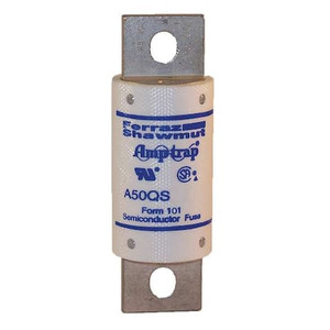 Semiconductor Fuse, A50QS Series, 125A, Fast-Acting, 500V AC, Bolt-On - A50QS125-4