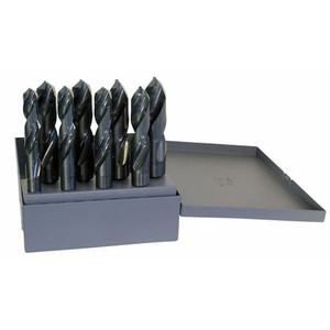 8PC 1/2 Reduced Shank Silver & Deming Drill Set Chicago-Latrobe 190F Steam Oxide HSS 9/16-1IN - 69859