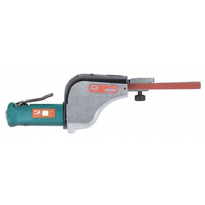 Dynafile Abrasive Belt Tool w/ Contact Arm, 0.5 HP, 20,000 RPM, Straight-Line, 1/8"-1/2" W x 24" L - 14000