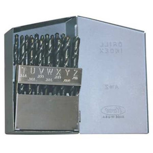 26PC 135° Heavy-Duty Jobber Length Drill Set Chicago-Latrobe 150ASP-TN TiN HSS A - Z - 41801