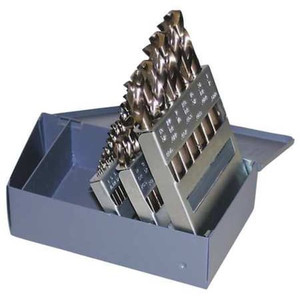 29PC 135° Heavy-Duty Cobalt Screw Machine Drill Set Chicago-Latrobe 559 Straw HSS-CO 1/16-1/2x1/64 - 69853